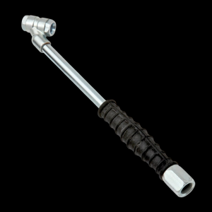 PCL tyre valve connector twin hold-on female thread 1/4 inch open end