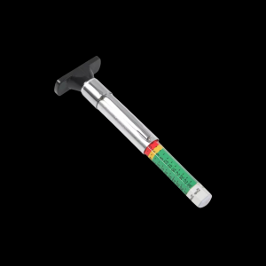 Tyre tread depth gauge – analogue measuring tool for garages and MOT centres