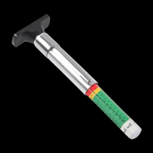 Tyre tread depth gauge – analogue measuring tool for garages and MOT centres